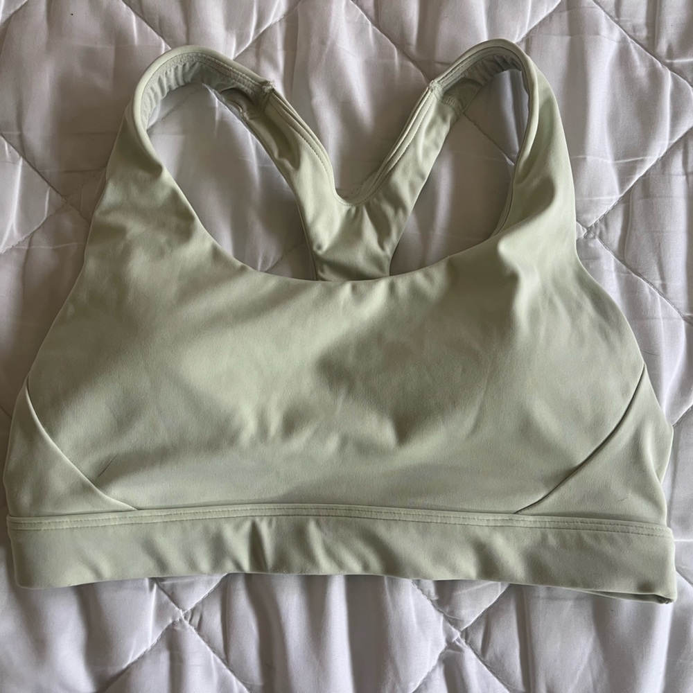 Athleta Light Green Sports Bra